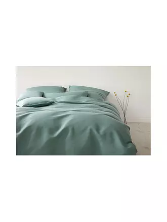 ELEGANTE | Biancheria da letto in misto lino Breeze 70x90cm/140x200cm Lilla | petrol